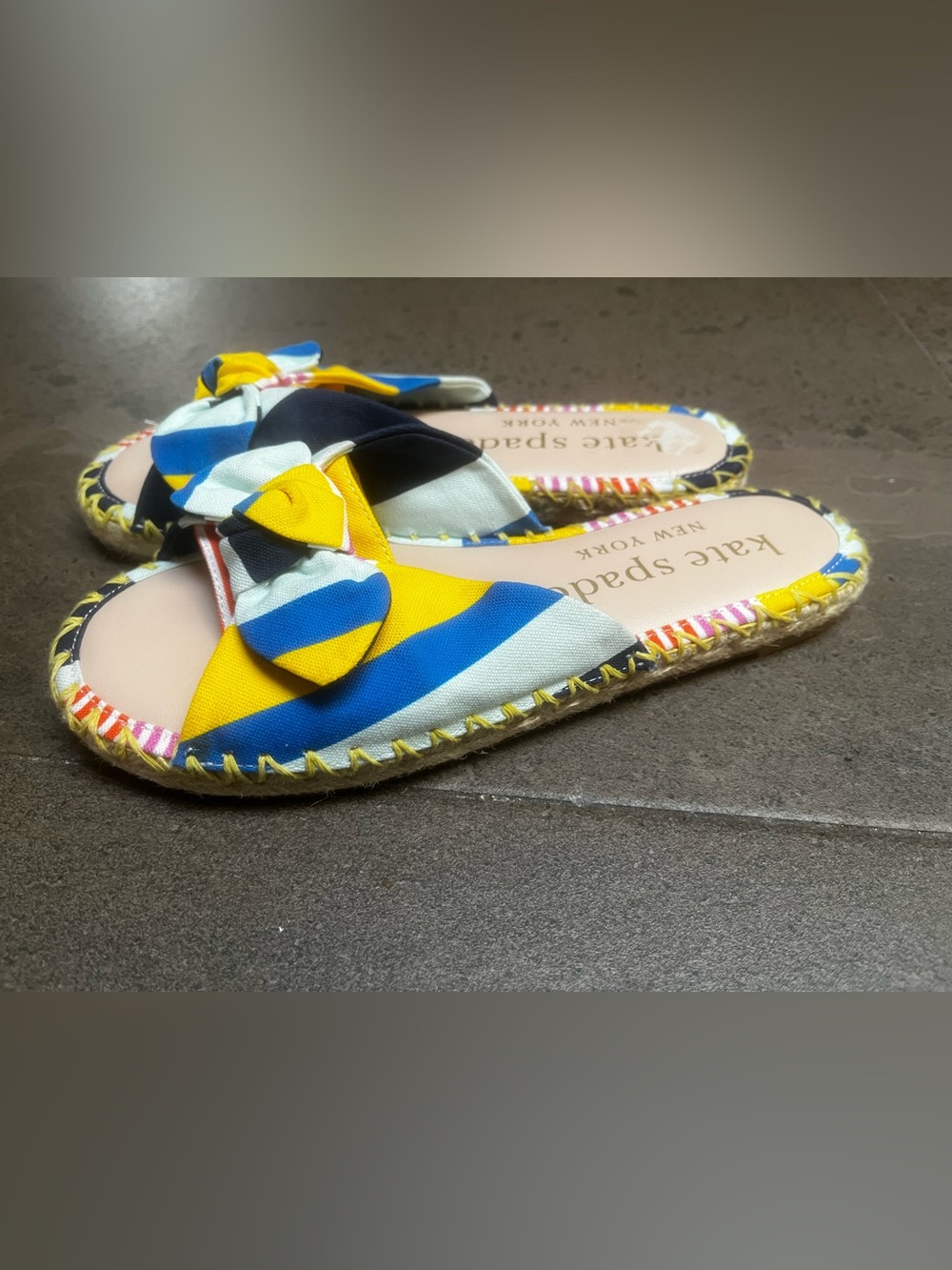 Kate Spade New York Saltie Shore slide sandals size 6.5 - Picture 4 of 5